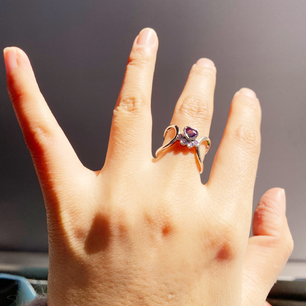Adjustable Infinity Paw Ring – Stainless Steel