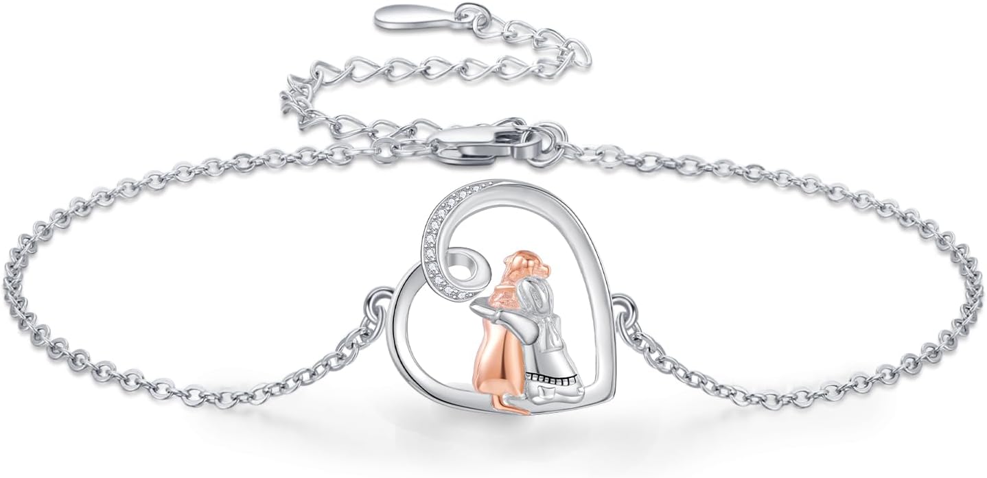 Adjustable Lucky Dog Charm Bracelet – Wearable as Bracelet or Anklet