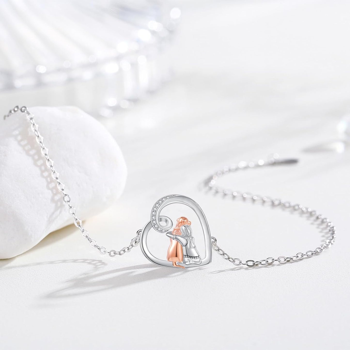 Adjustable Lucky Dog Charm Bracelet – Wearable as Bracelet or Anklet